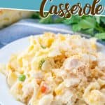 Easy Chicken Noodle Casserole recipe from The Country Cook